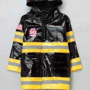 Western Chief Black & Yellow Firefighter Raincoat